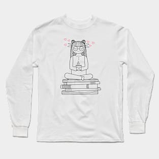 Book Lover  Art Long Sleeve T-Shirt